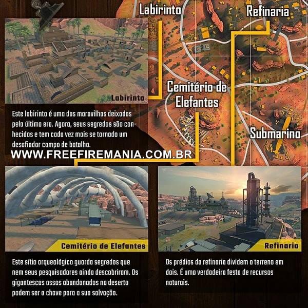 mapa kalahari sul free fire