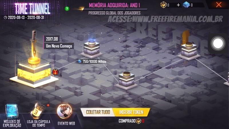 Máquina do Tempo Free Fire