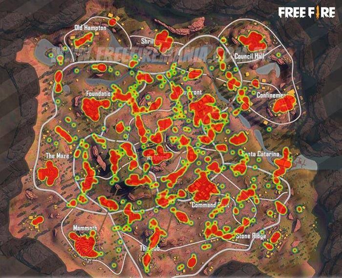 Mapas do Free Fire ▷ Quais são e como se movimentar em cada um