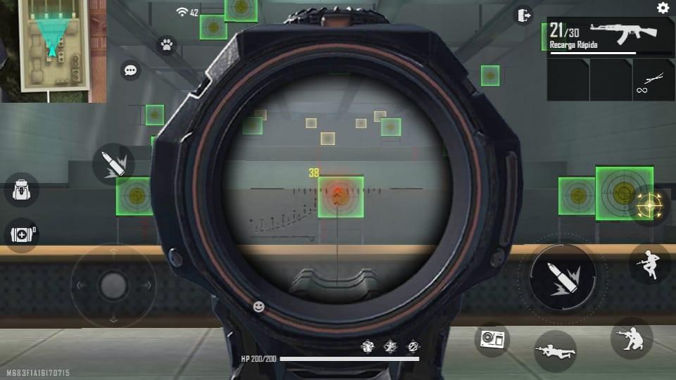 Alternar mira Free Fire