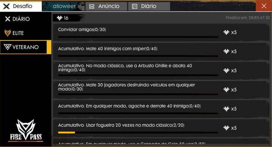 missao convidar amigos portugues