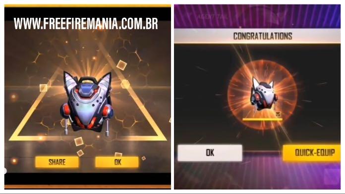 mochila instinto selvagem free fire 