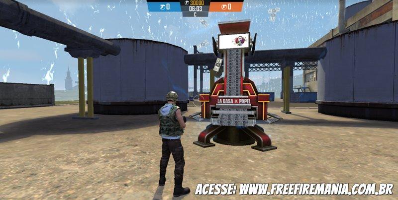 Modo Casa da Moeda Free Fire