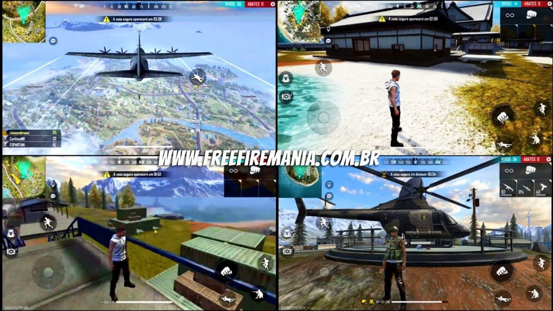 Mapas do Free Fire ▷ Quais são e como se movimentar em cada um