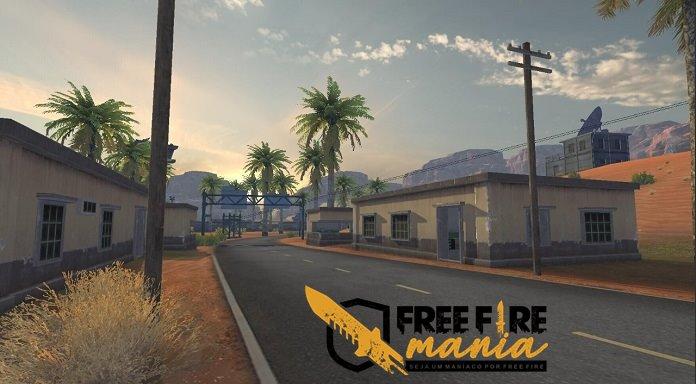 novo mapa deserto free fire pista