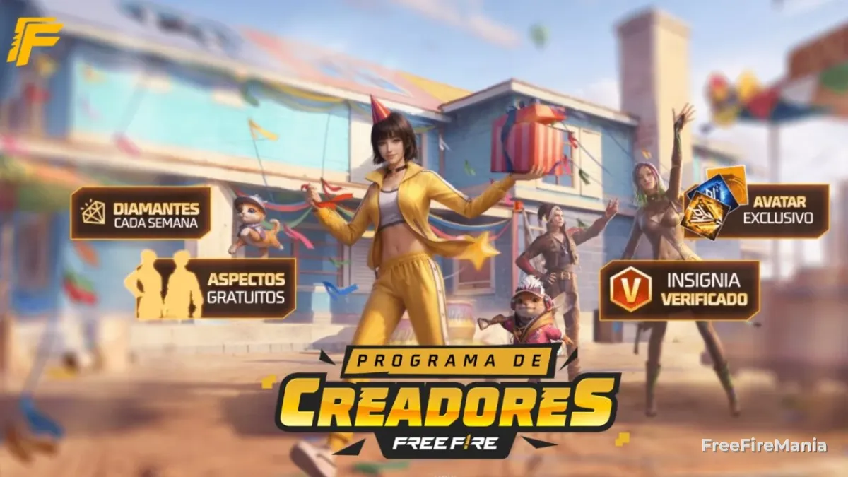 Programa de Creadores Free Fire unificado por Garena