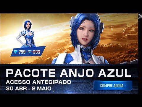Pacote Anjo Azul Free Fire