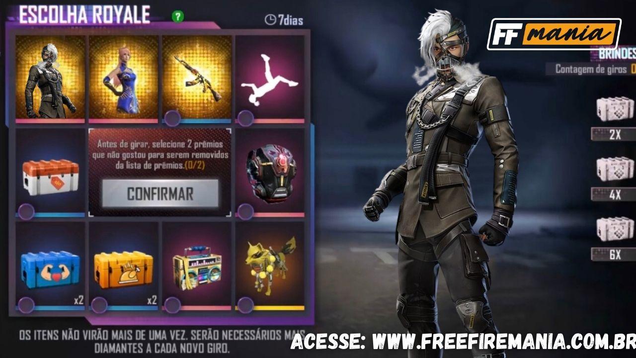 Pacote Comandante Furioso Free Fire