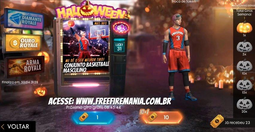 Free Fire: Garena libera skin Dunk Master grátis para jogadores do Brasil:  Como obter!