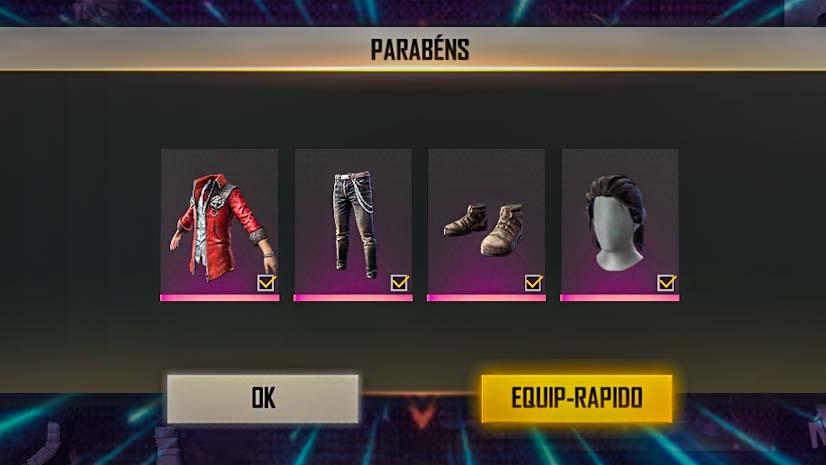 pacote mauricinho free fire