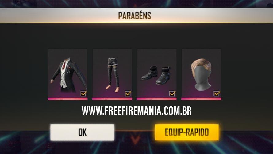 pacote narciso skin free fire