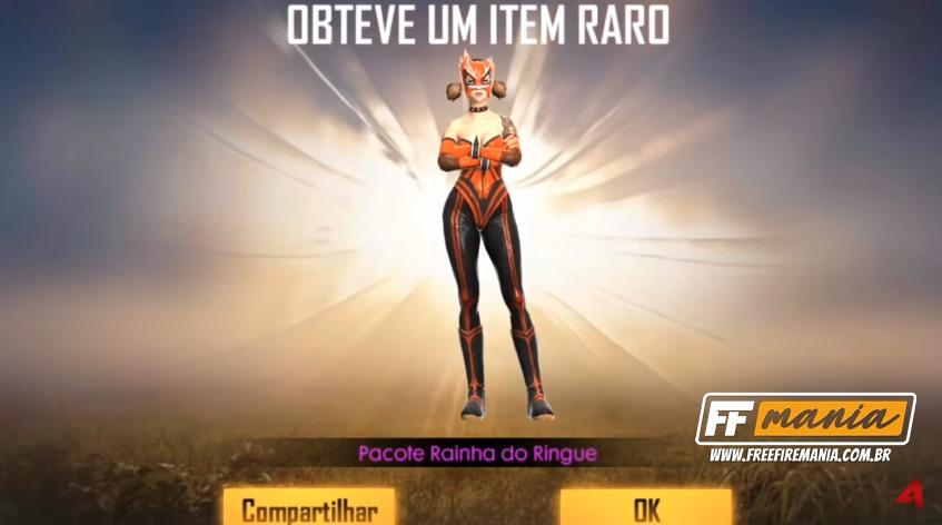 Pacote Rainha do Ringue Free Fire