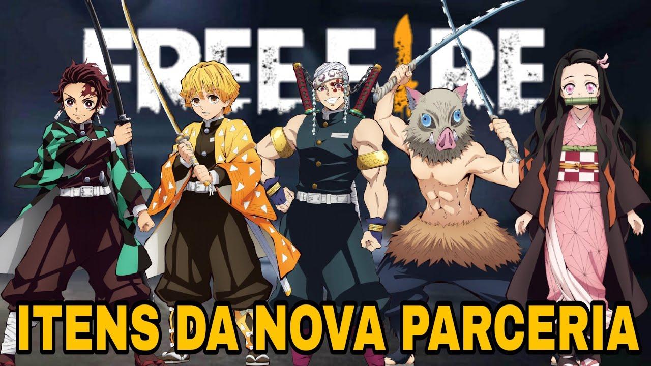 Free Fire x Demon Slayer: Calendário de recompensas vazado