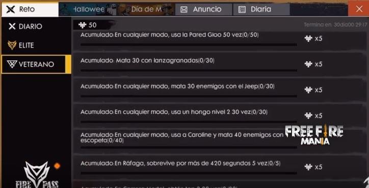 passe de elite missao espanhol