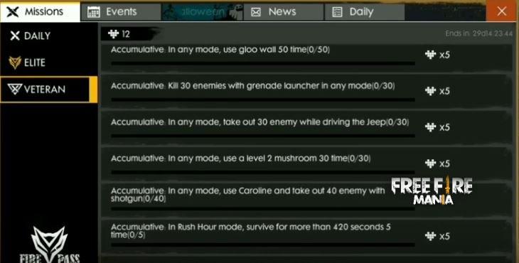 passe de elite missao inglês