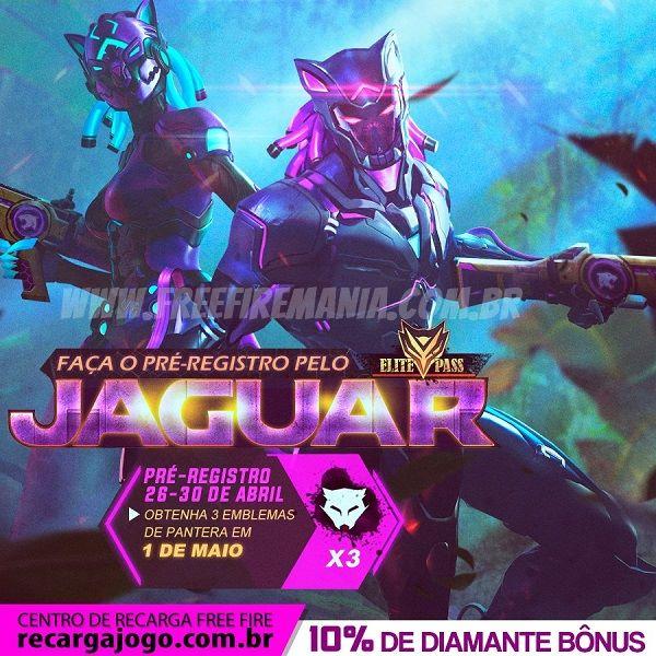 12º Passe de Elite Jaguar Free Fire