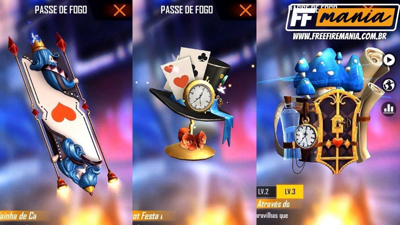 Garena Free Fire - Alice e o Chapeleiro chegaram botando banca no