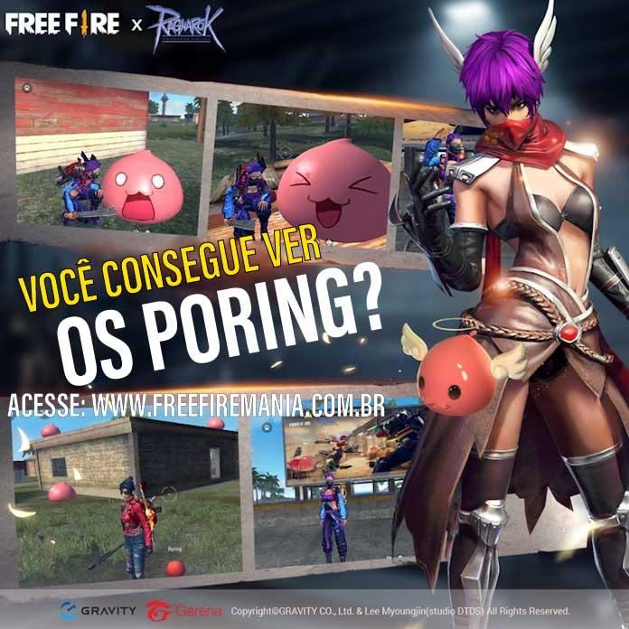 pet poring pelo mapa free fire