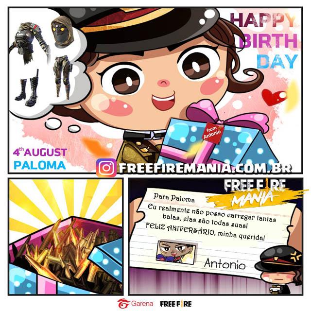 presente aniversario antonio para paloma 2019