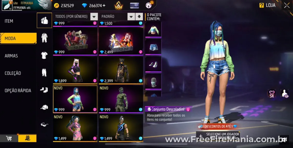 Como enviar Presentes grátis no Free Fire