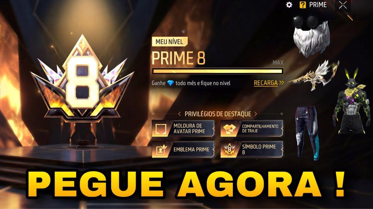 Valores para ser Prime no Free Fire