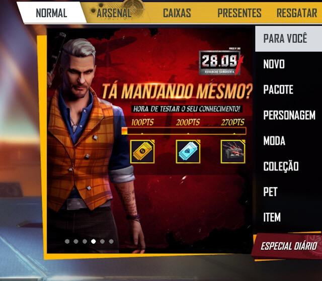 Garena Free Fire - Quem aí bate um bolão? Teste suas habilidades