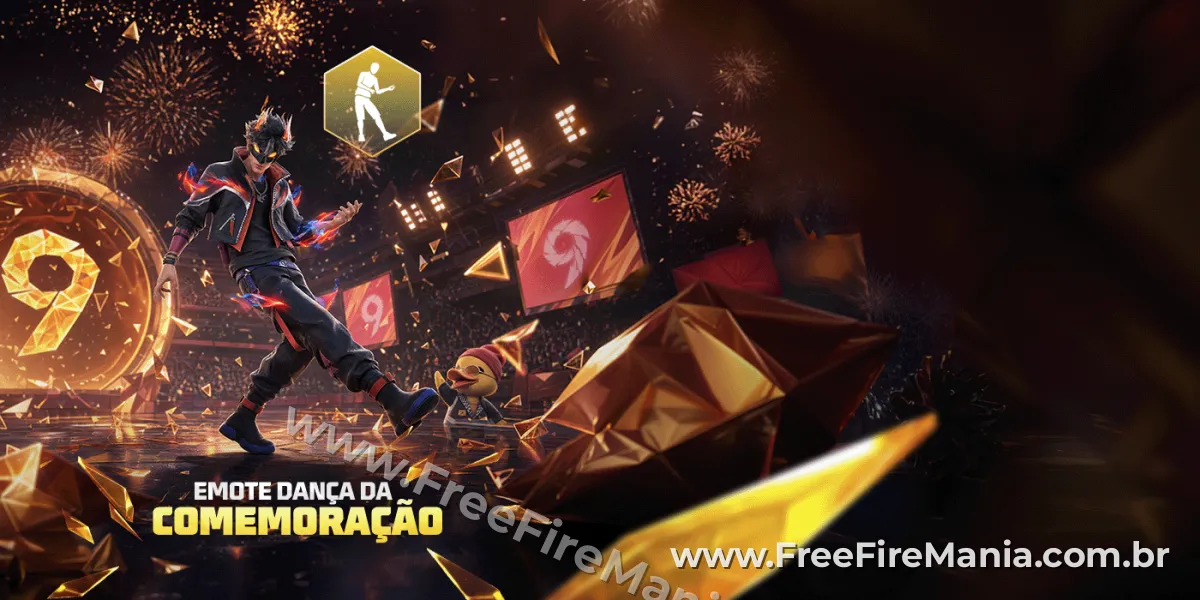Dan&ccedil;a da Comemora&ccedil;&atilde;o no evento de recarga Free Fire