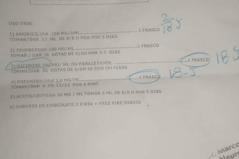 Médico receitou Free Fire para criança doente