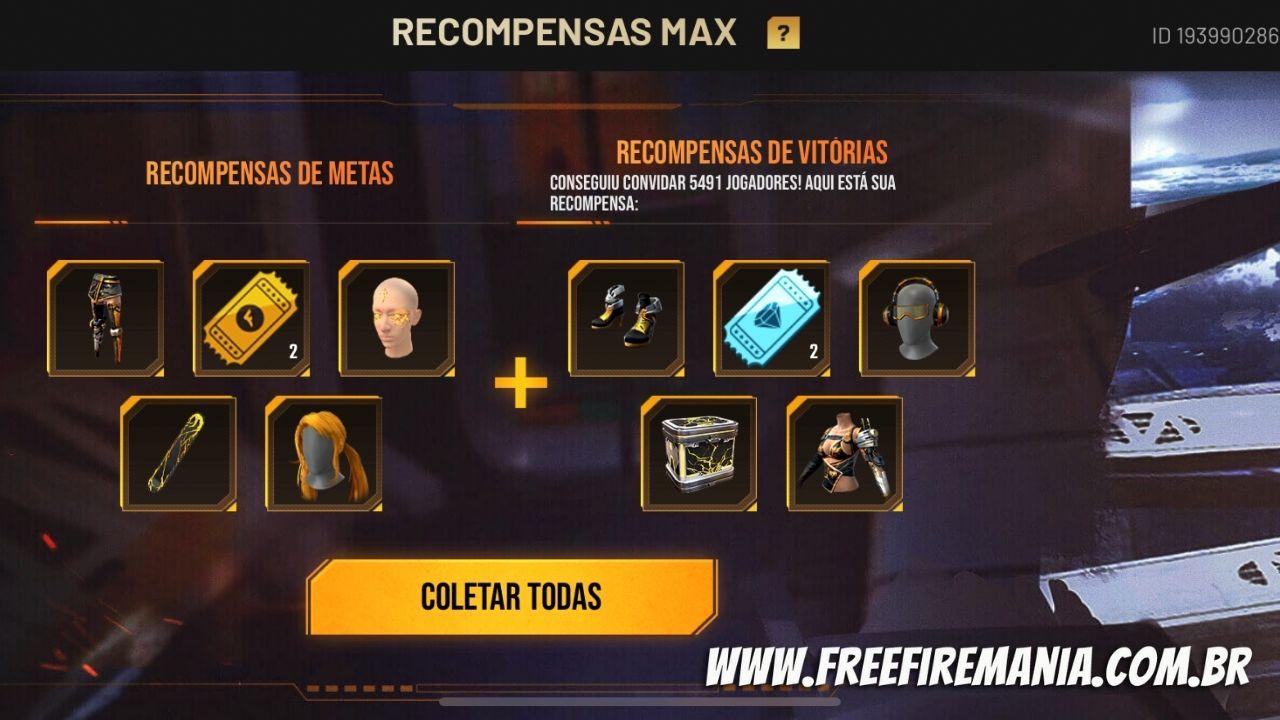 Free Fire: Códigos de recompensas para Free Fire MAX del 22 de