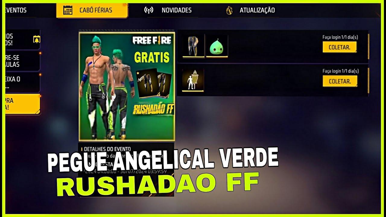 Premiação do Rushadão FF tem Calça Angelical verde