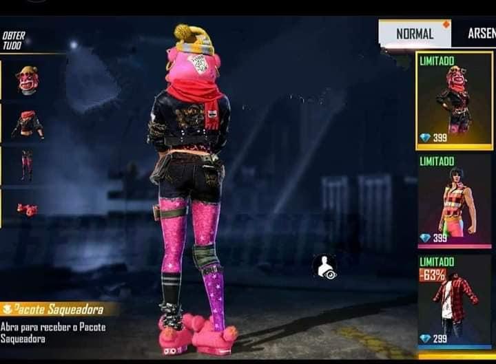Skin Saqueadora Free Fire