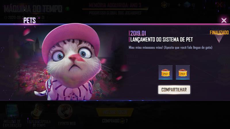 Lançamento do sistema de Pets em 2019