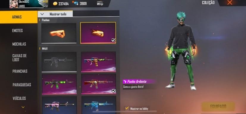 New Updates in Free Fire: Infinite Codiguin, Tech Style, Fist, 1st