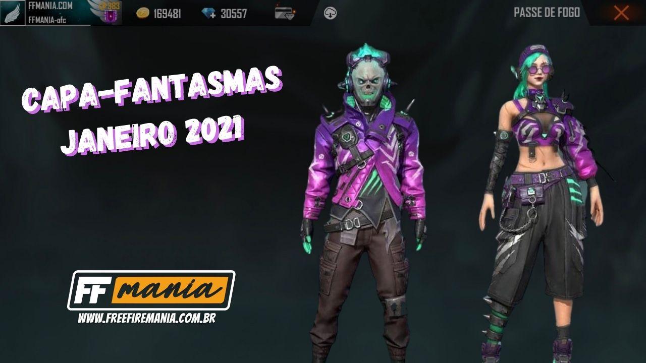 Elite Pass Januari 2021 Free Fire Ghost Cover Free Fire Mania