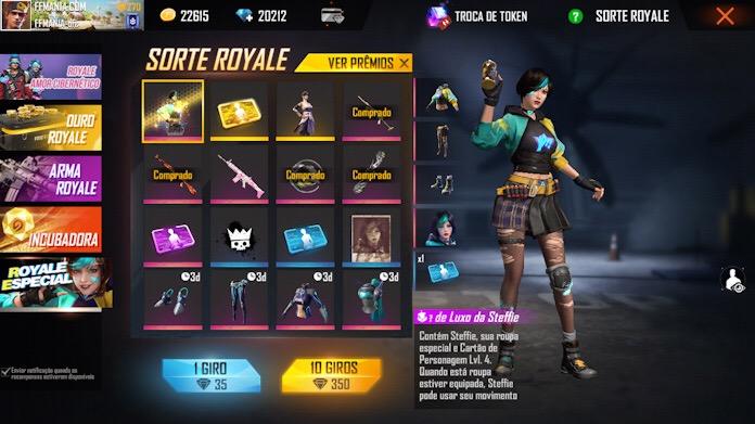 sorte royale especial steffie