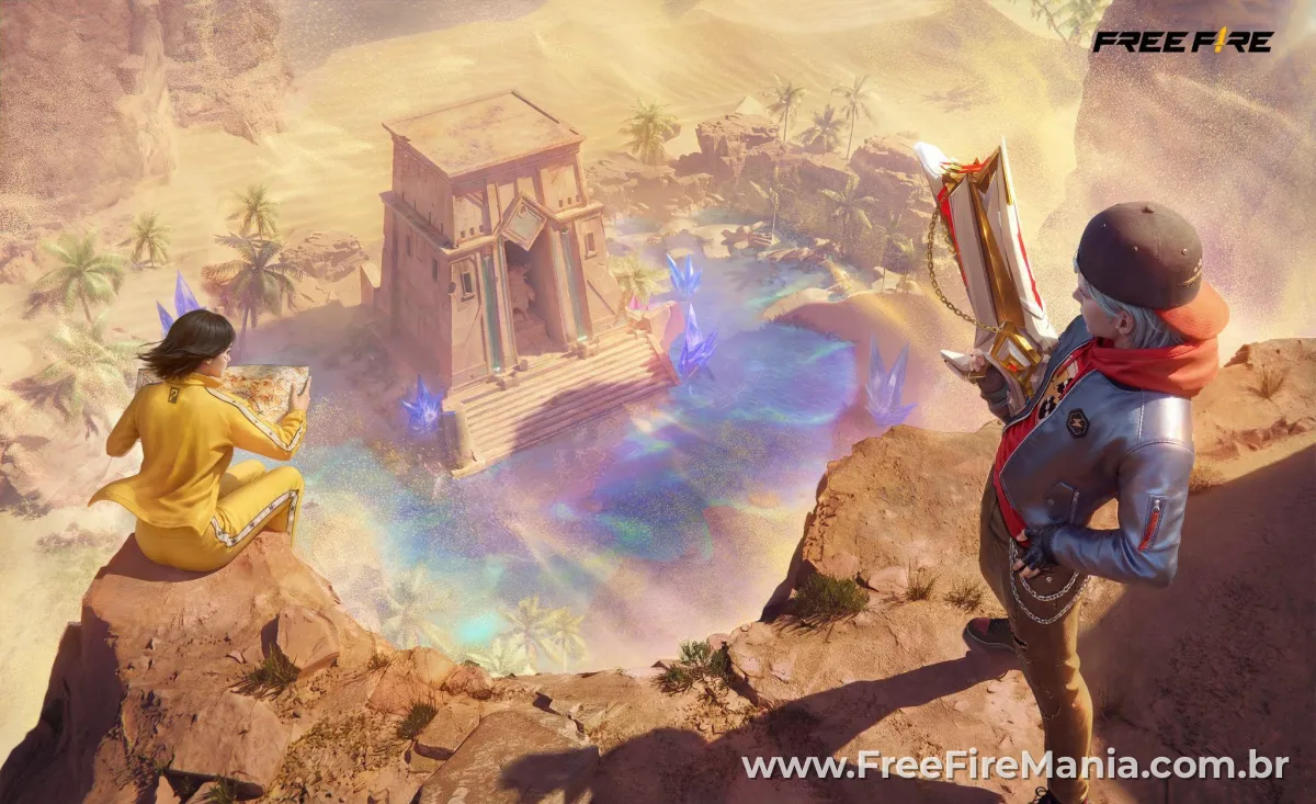 Evento Tesouro Perdido chega ao Free Fire