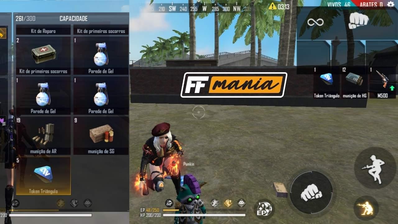 Token Triângulo Free Fire