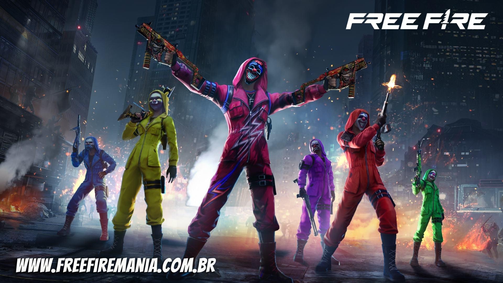 Free Fire: Evento de recarga Top Criminal tem parede de gel, moto