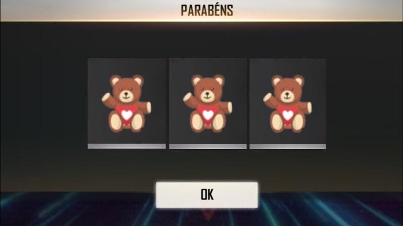 Ursinho de Coração Free Fire