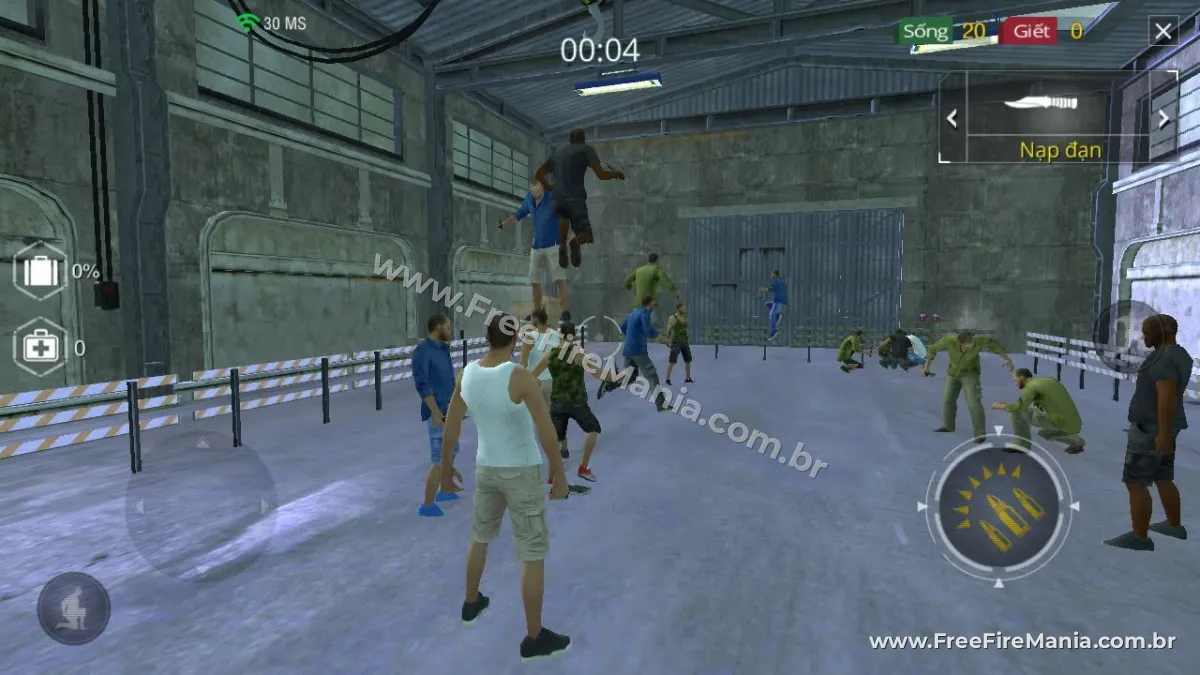 Versão Alpha do Free Fire em setembro de 2017