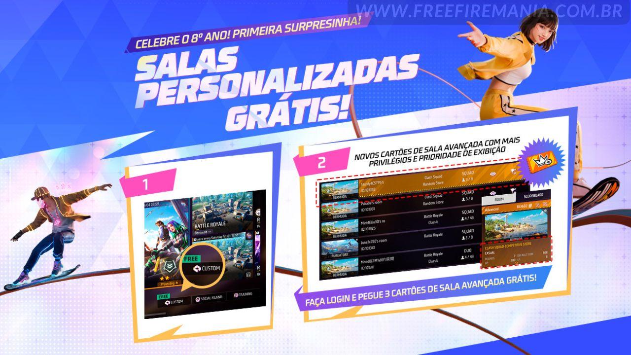 Salas Personalizadas grátis