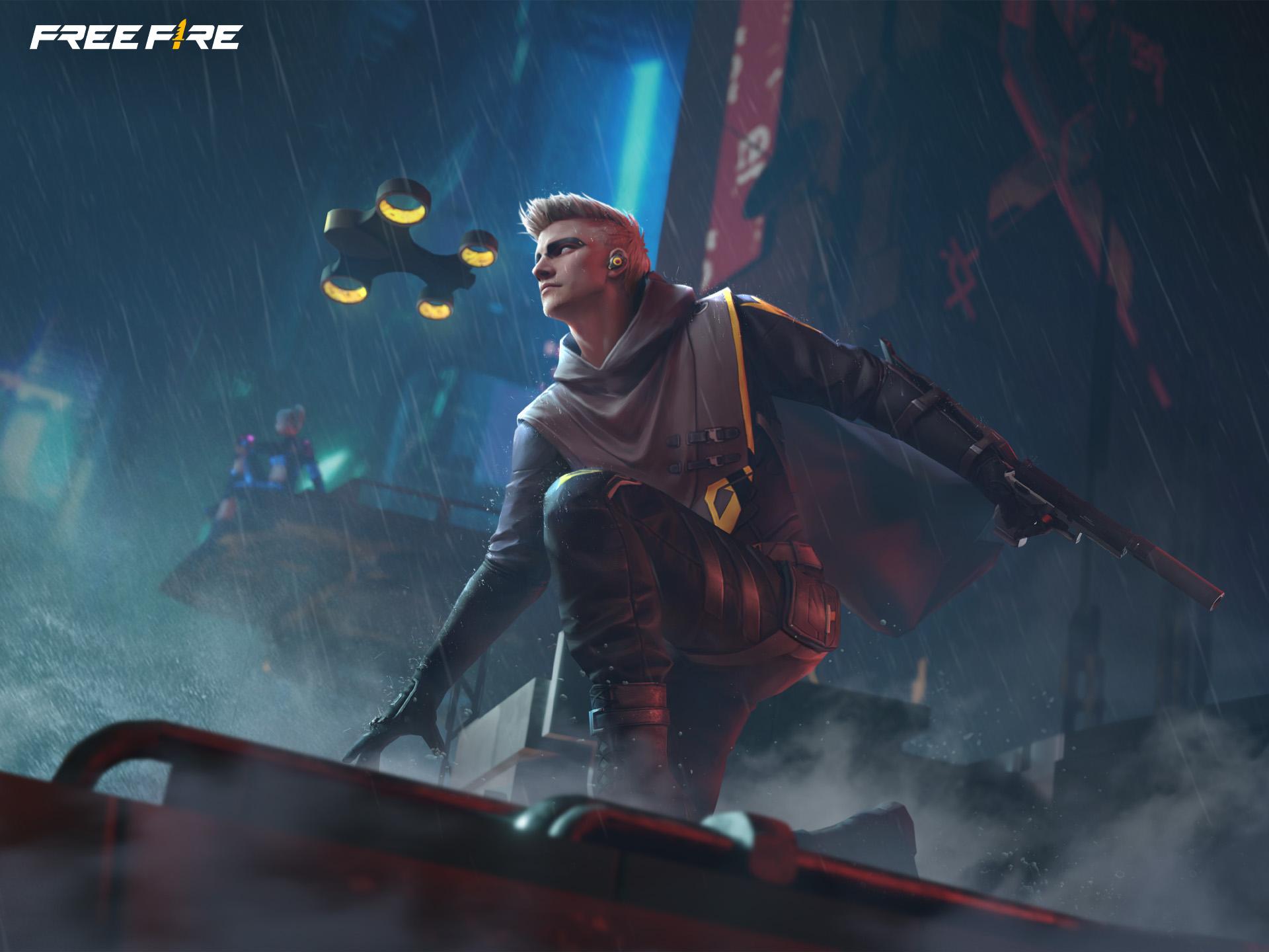 Homero no Free Fire com habilidade Olho de Argos