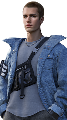 Imagem do personagem J.Biebs no Free Fire