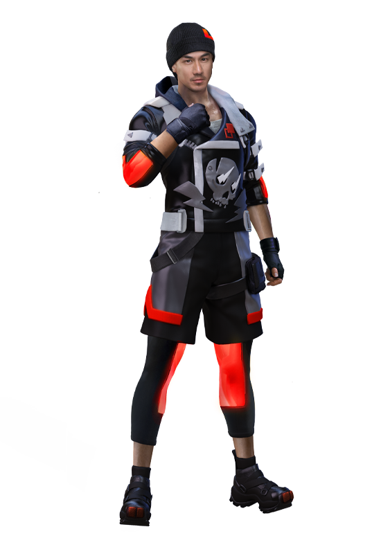 Imagem Jota no Free Fire (FF) em PNG