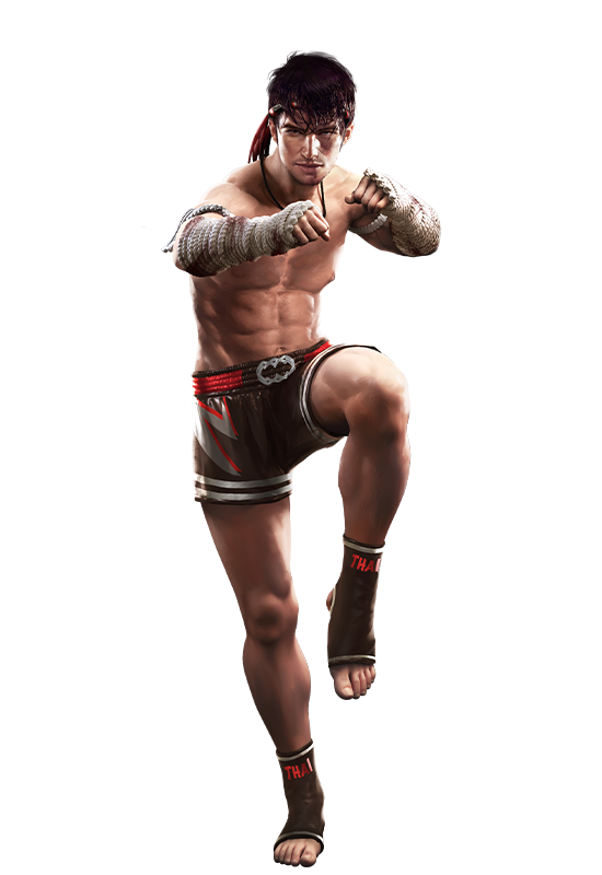 Imagem completa do personagem Kla no Free Fire com habilidade Muay Thai