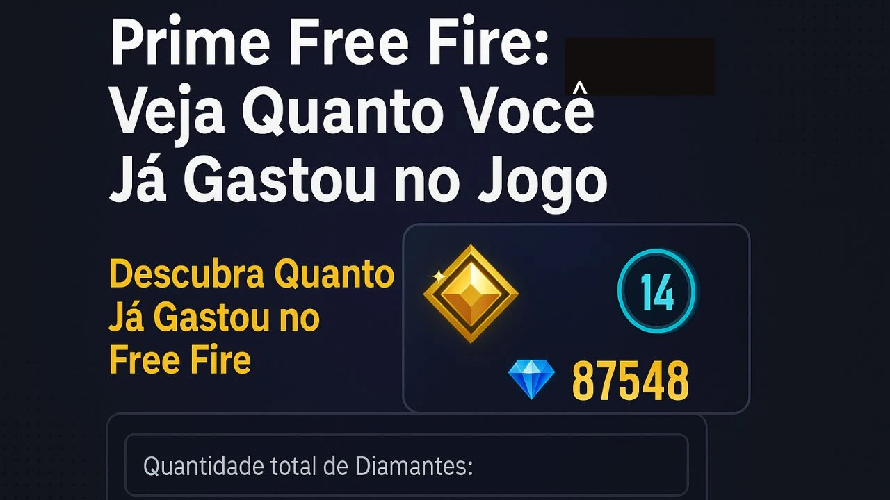 Calculadora de quanto já gastou no Free Fire