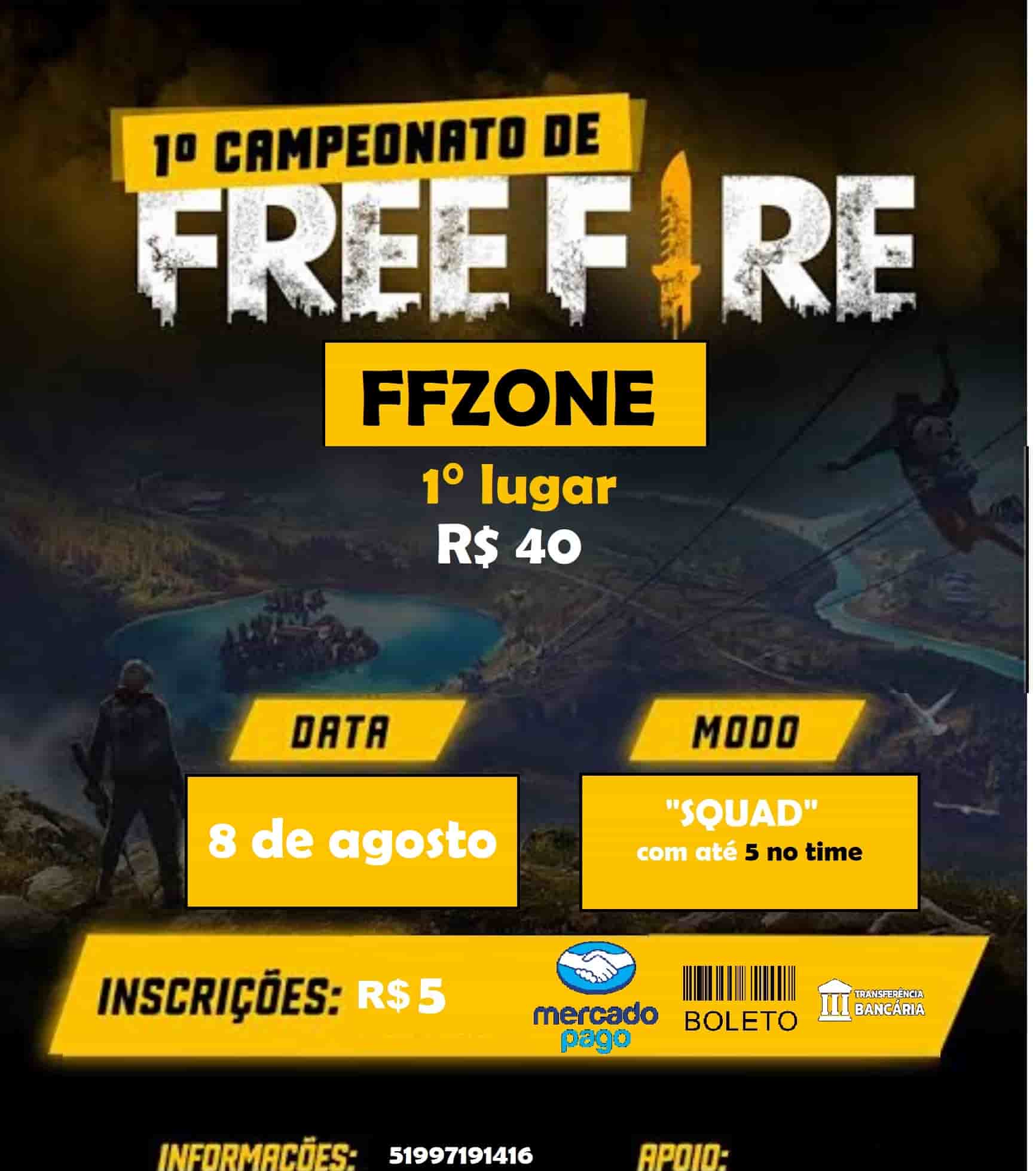 Finais do torneio de Free Fire com premiação de R$ 46 mil será