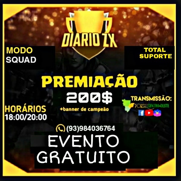 Maior torneio de Free Fire do ano começa hoje (10)