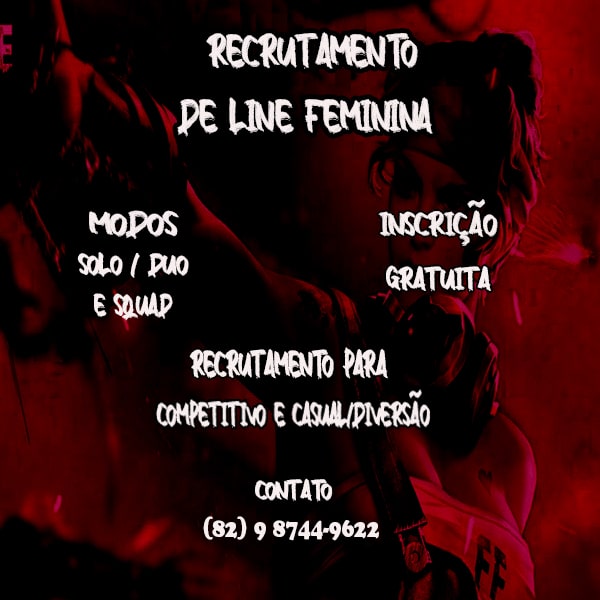 RECRUTAMENTO LINE FEMININA