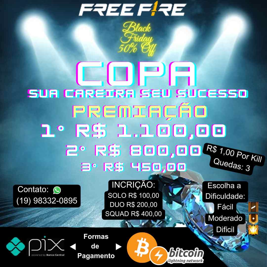 Inscrições para Torneio de Free Fire já estão abertas - Inova Prudente